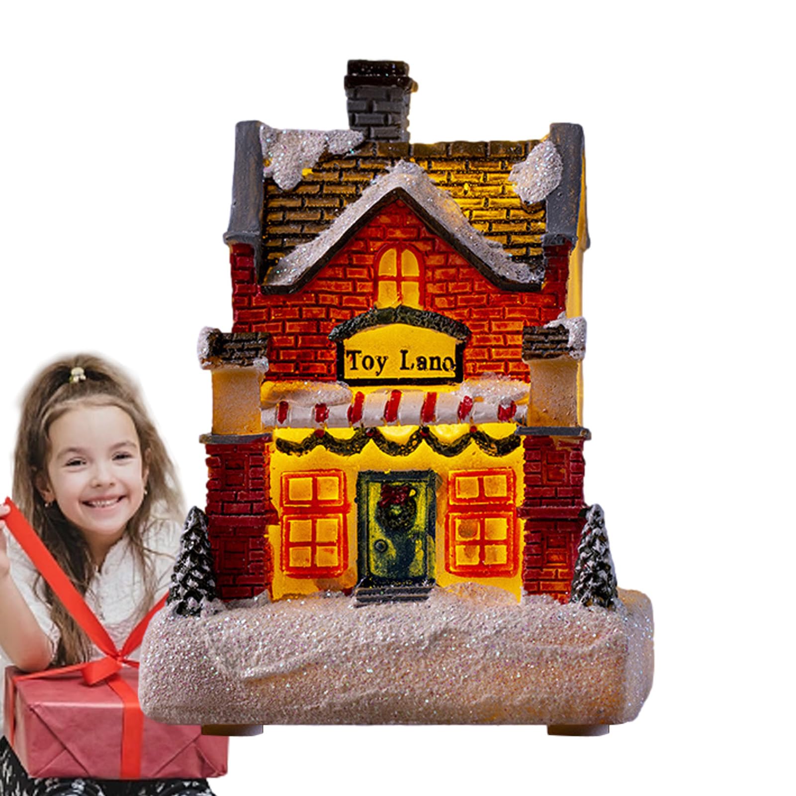 クリスマス ♡ ライト付ハウス Amazon.co.jp: クリスマスビレッジハウス、ナイトライトハウス